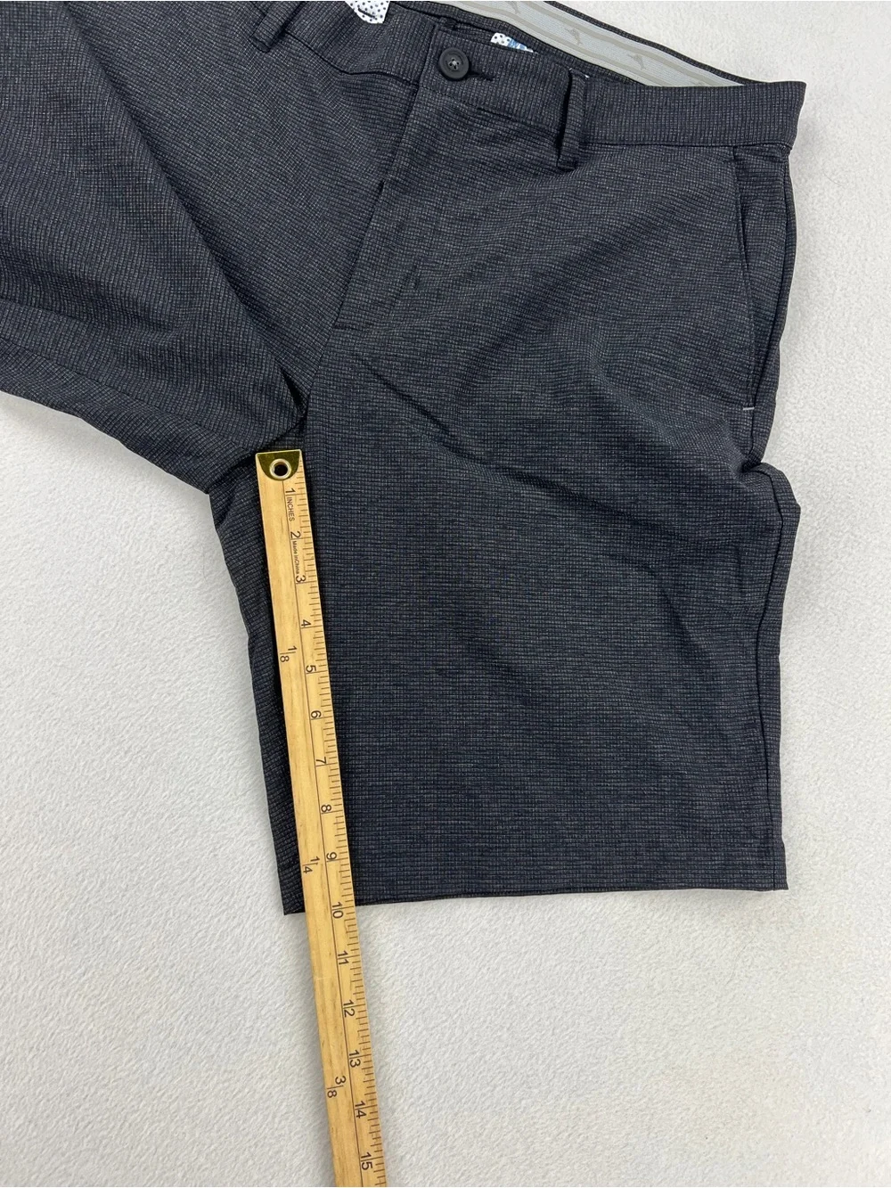 Tommy Bahama Chip Shot IslandZone Performance Golf Shorts Dark Gray Mens Sz 36